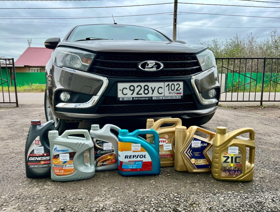 Какое масло лучше заливать в двигатель Lada Vesta